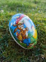 1960er Erzgebirge Ostern Dose Made In Germany 15x10cm AB 1.-
