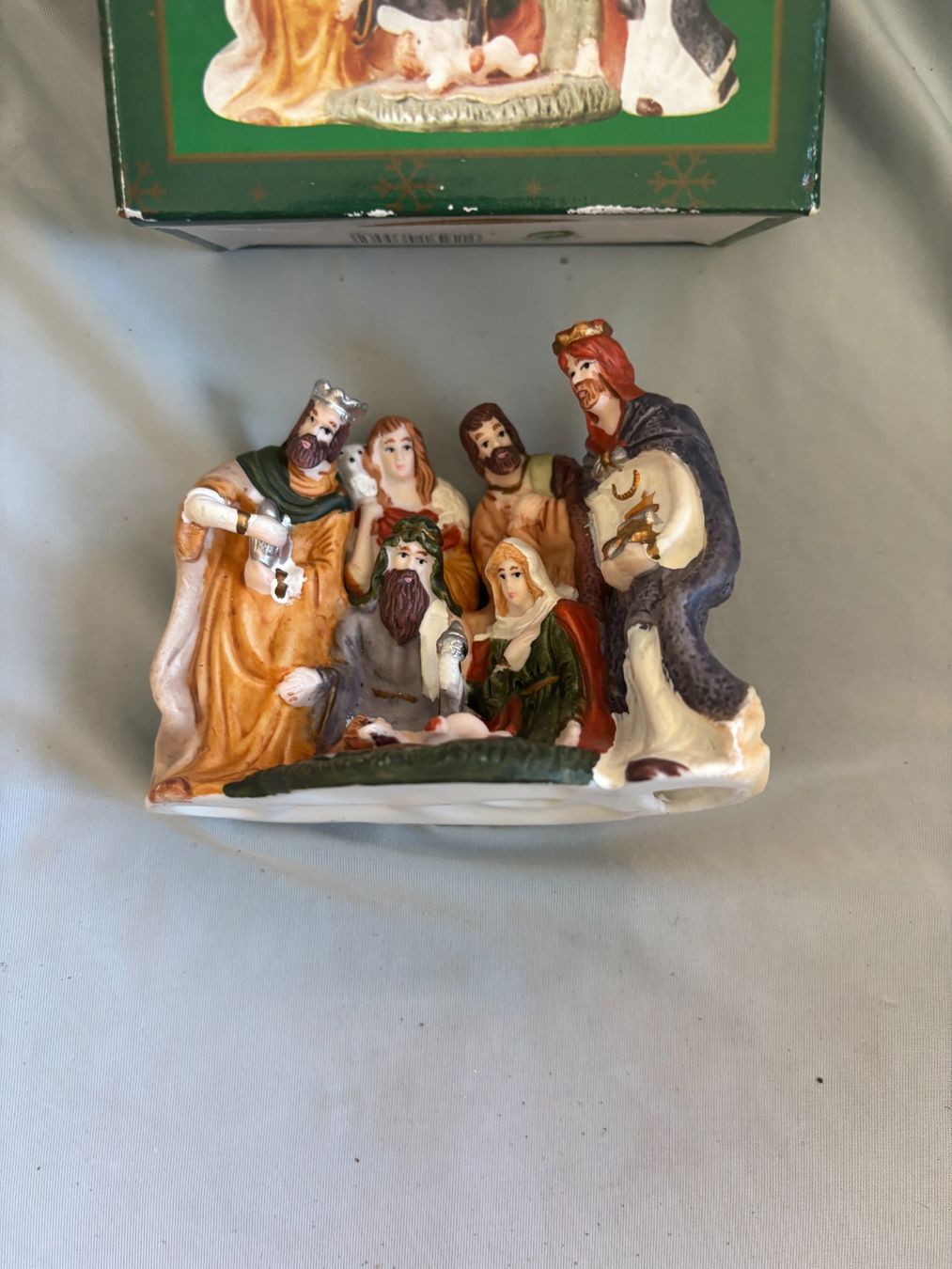 Statuette: Krippenfigur Set aus Polyresin mit Originalkarton – Usato da Birmensdorf ZH venduto da HelvetiaMarkt 1