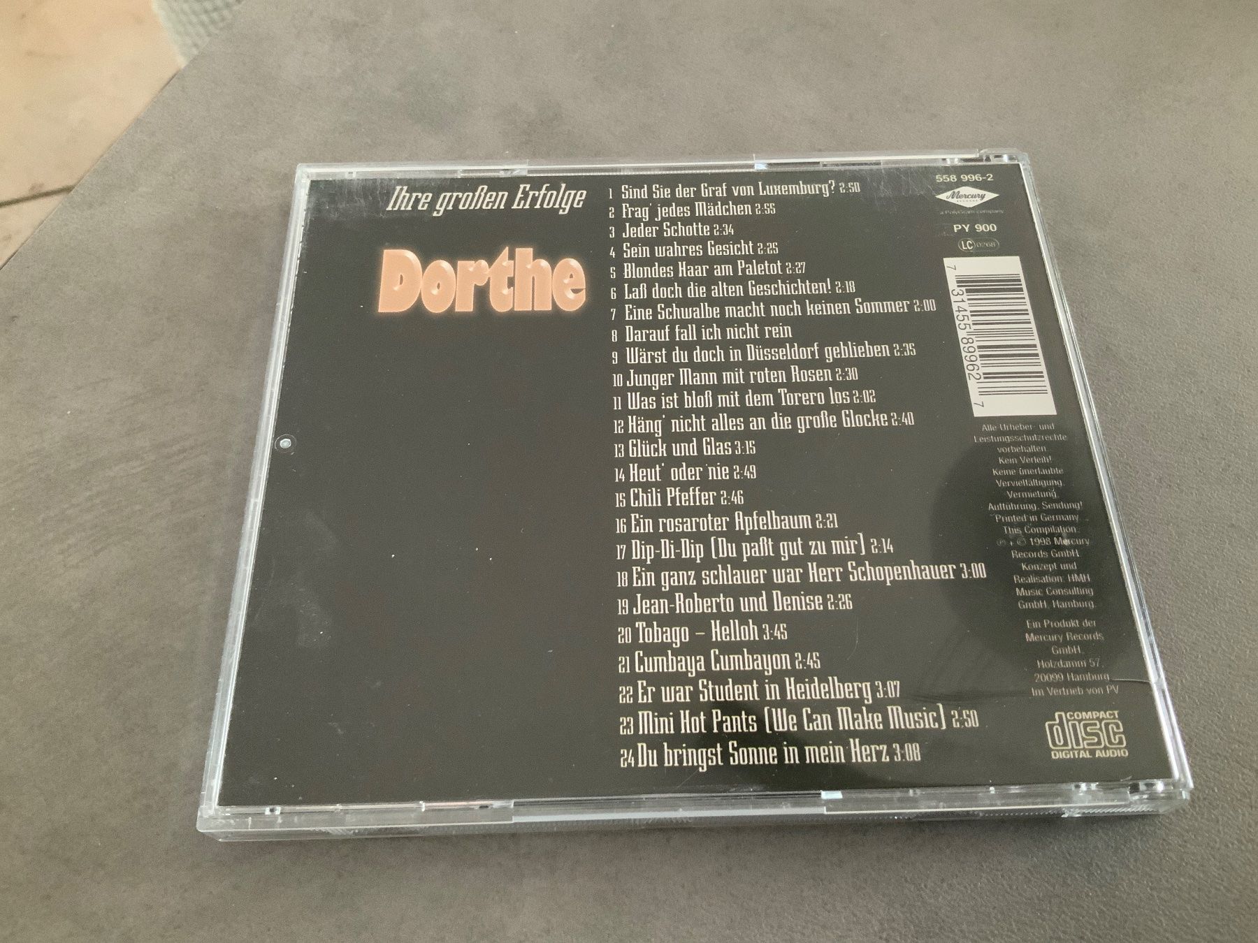 CD: Dorthe, Ihre grossen Erfolge, CD – Usato da Uster venduto da Macita56 1