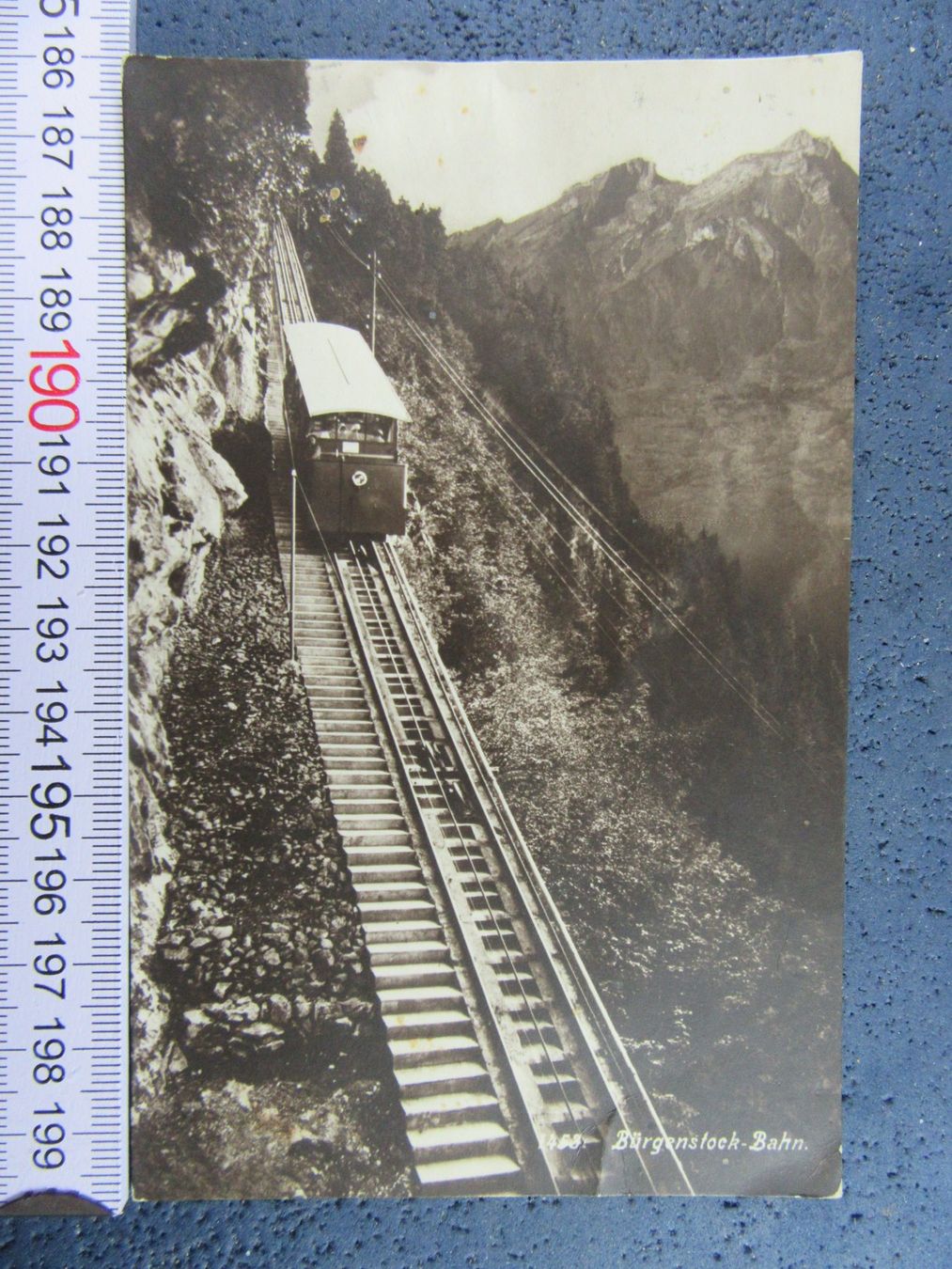 Cartoline postali: BÜRGENSTOCK-BAHN 1923 LU AK – Usato da Ettingen venduto da Hausi4711