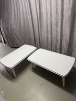 Set tavolini bianchi, moderni e pratici, quasi nuovi!