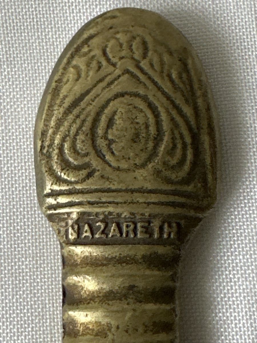 Tutte le decorazioni: Messingdolch Nazareth mit Gravur, defekt – Usato da Zürich venduto da Chaeffeler 3