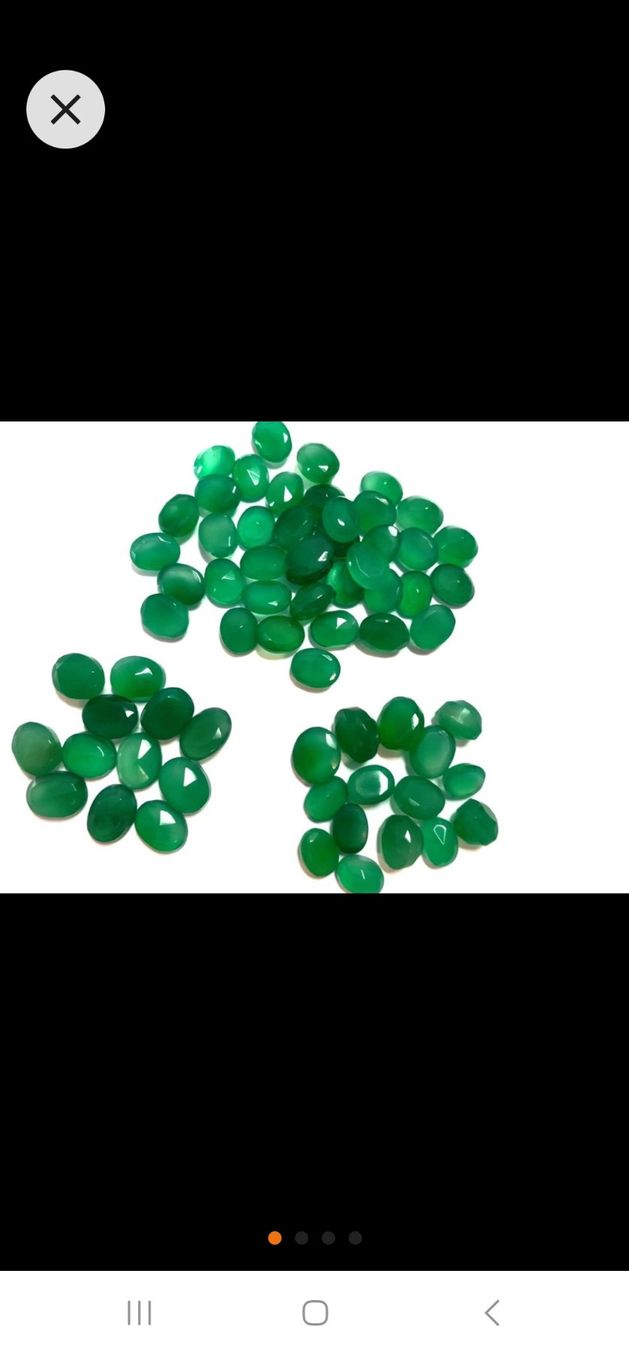 Edelsteine: Lot 100 ct Onyx vert- Valeur 400.- Fr. – Neu (gemäss Beschreibung) aus Arbon von STEFF.1
