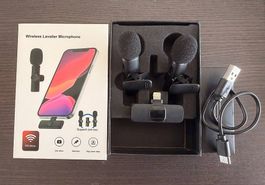 Kabelloses Lavalier Mikrofon für iPhone / iPad