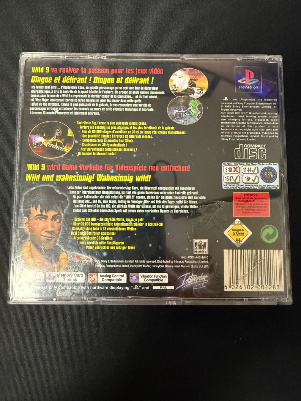 Sony Giochi: Wild 9 - PS1 – Usato da Pont-de-la-Morge venduto da Darfal 2