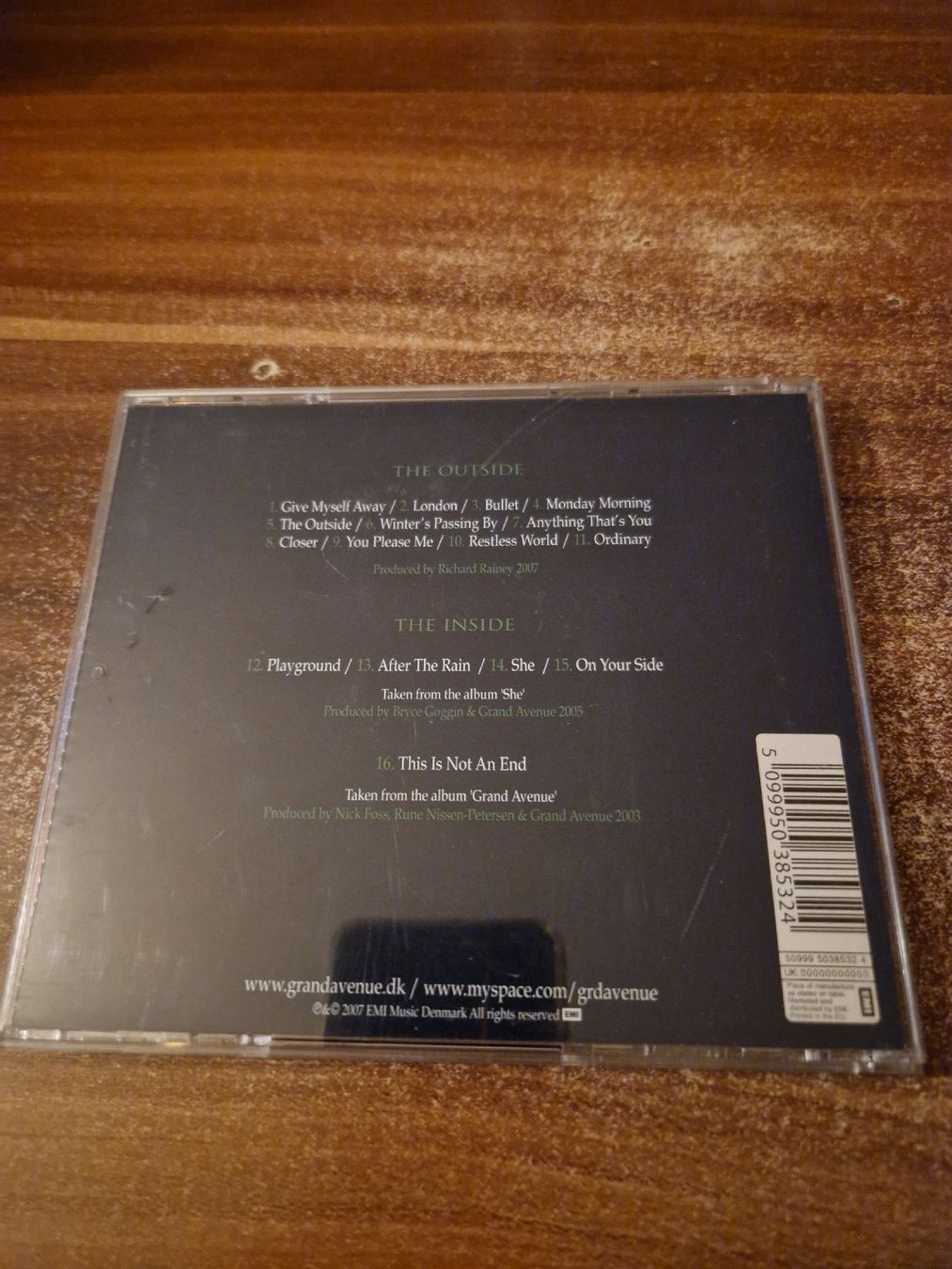 CDs: Grand Avenue  - The Outside – D'occasion à Wattenwil par Mage66 1