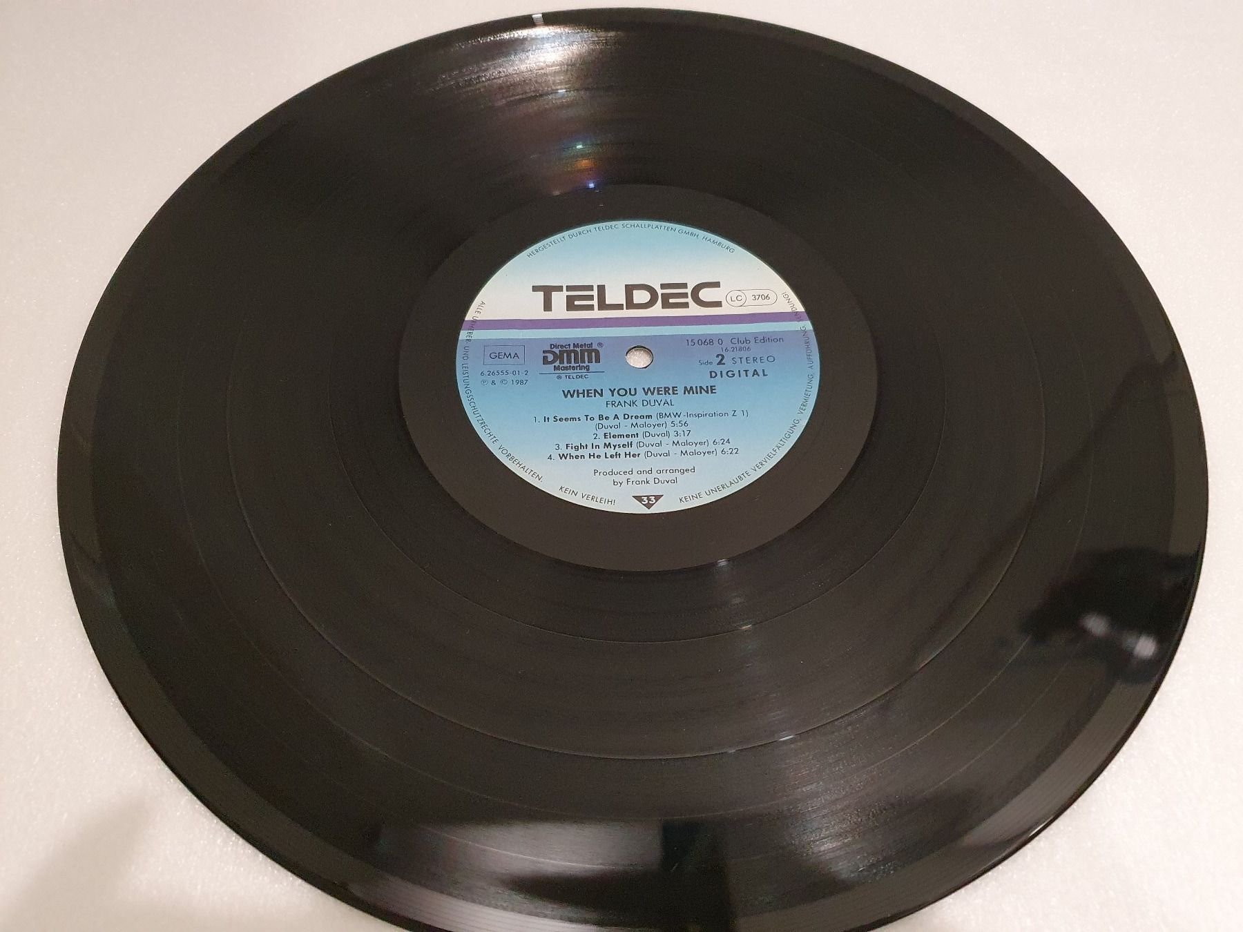 Dischi in vinile: Frank Duval – When You Were Mine – Usato da Uster venduto da Vinyl-Leidenschaft 4