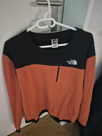 The North Face Pullover orange/schwarz Grösse XL Zustand gut