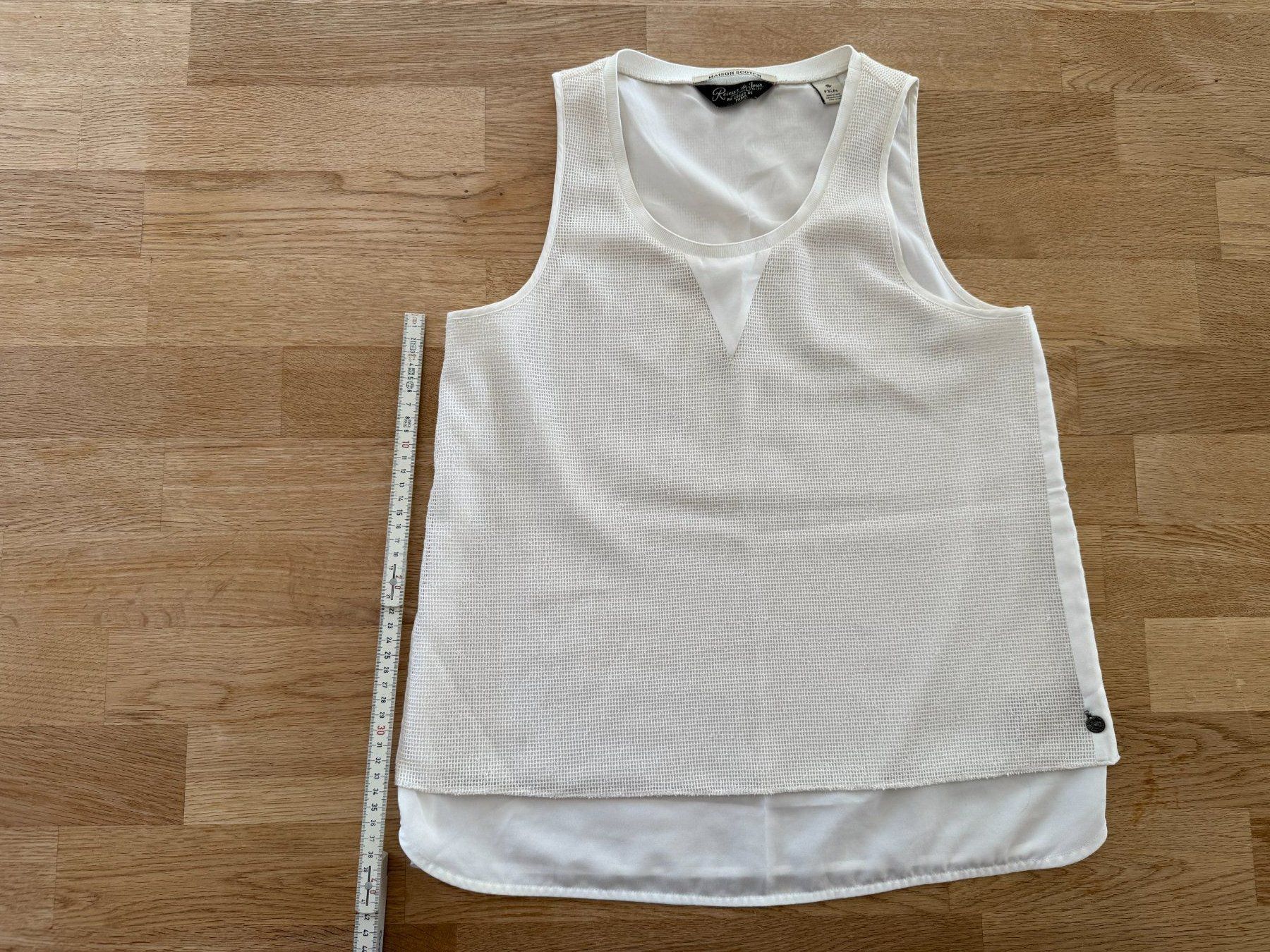 Maison Scotch Top: Spende MSF - Maison Scotch - Ärmelloses Top - Gr. M – Difettoso da Fällanden venduto da La_Natie 1