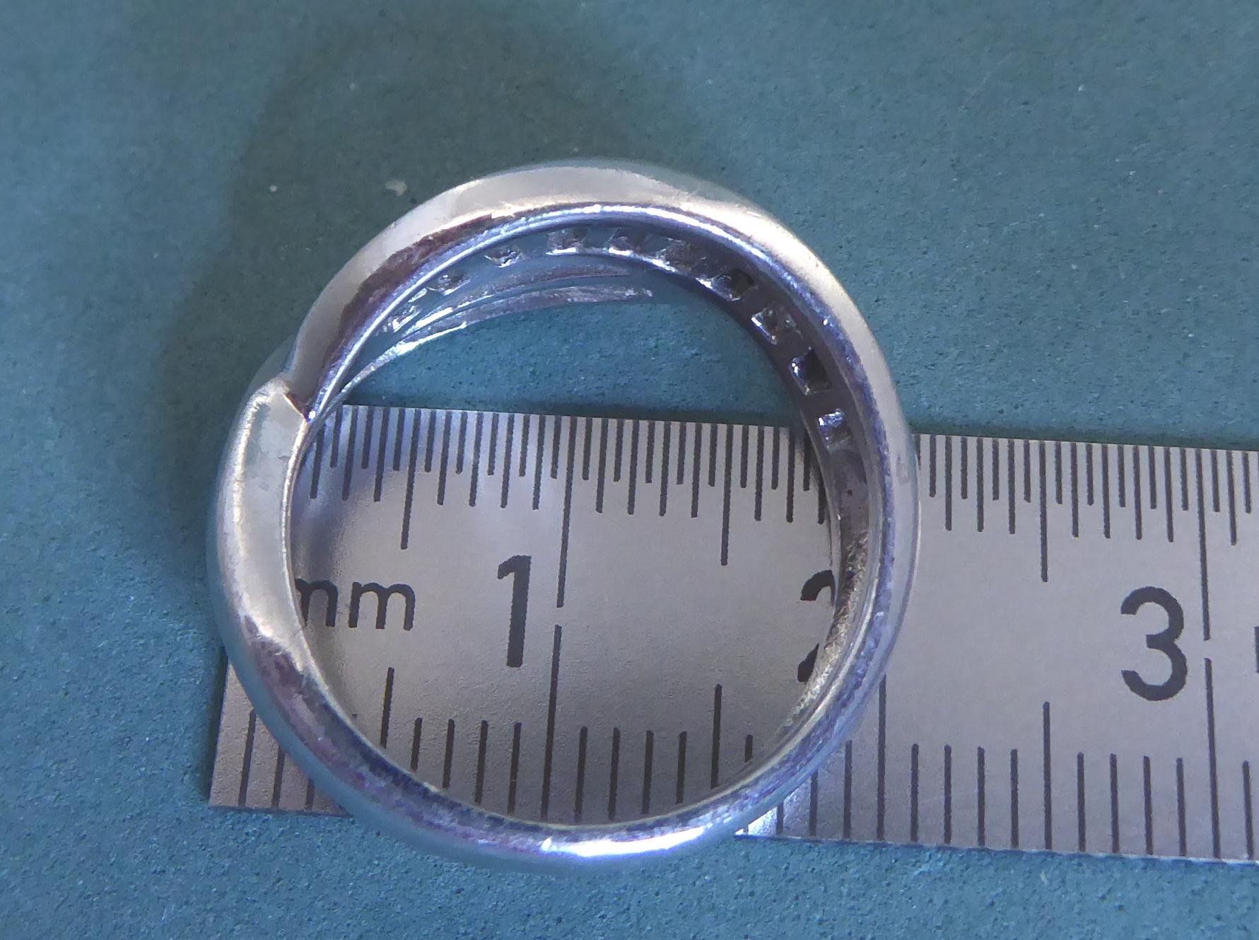 Anelli: Ring 925 Silber mit synthetischen Steinen – Usato da Muri AG venduto da silvermouse007 2