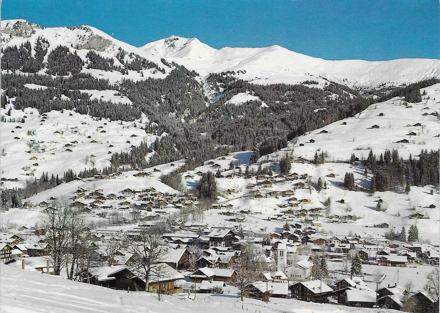 Ansichtskarten: Lenk Dorf mit Schatt-und Seewlenhorn BE – Neu (gemäss Beschreibung) aus Rothrist von Stranglehold