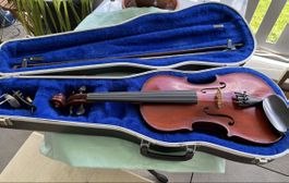Ältere 4/4 Violine rötlich Stadivari frischer Service