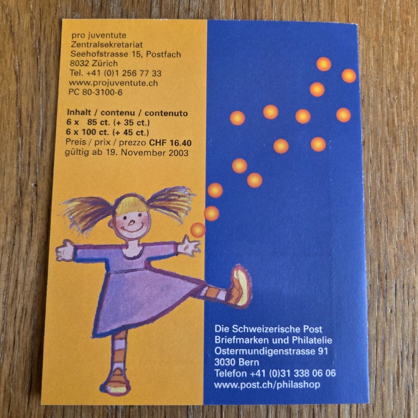 Alle Briefmarken: 3x Pro Juventute Markenheftchen 2003 Kinderrechte – Gebraucht aus Stans von Ducati16 3