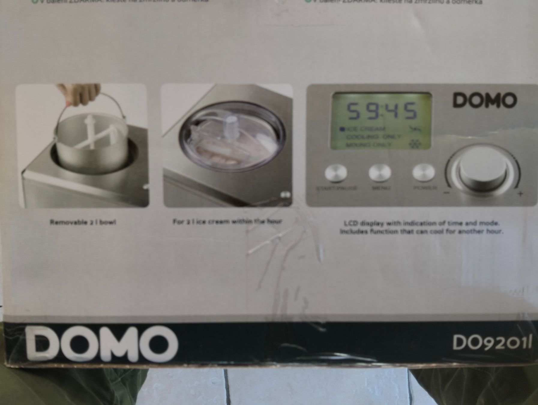 Elettrodomestici da cucina: DOMO Eiscreme Maker DO9201I 2L mit Kompressor – Usato da Zürich venduto da hippopotamo 1