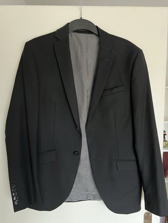 Schicker, schwarzer Herrenblazer, Grösse M