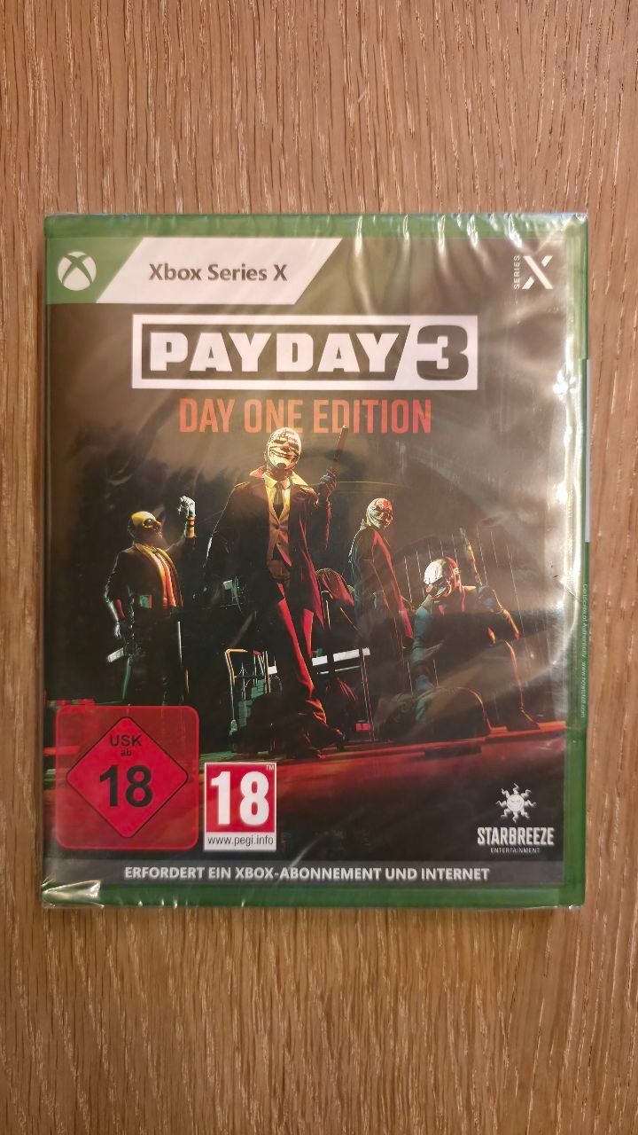 Microsoft Giochi: XBox One, Game, Deep Silver PAYDAY 3 Day One Edition, Neu – Nuovo e nell'imballaggio originale da Sirnach venduto da TheMrFreeman