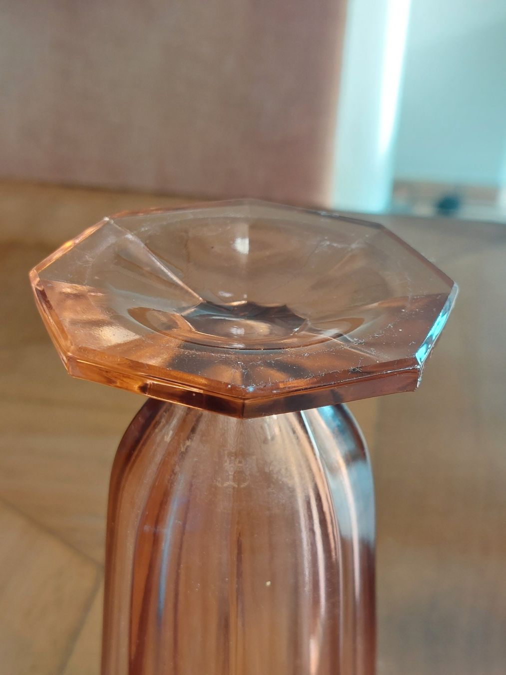 Vasen & Gefässe: Art Deco Rosalin Pressglas Vase – Gebraucht aus Hergiswil NW von maiette-23.N 6