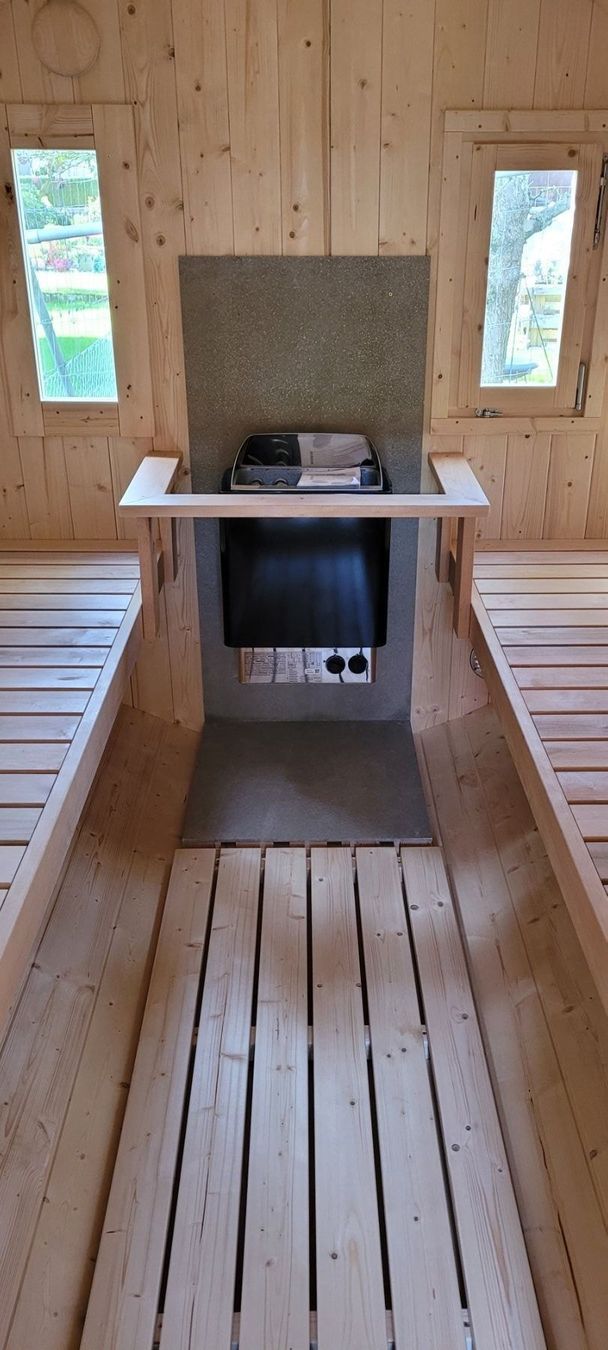 Sauna & Accessori: Fass-Sauna mit Vorraum – Nuovo e nell'imballaggio originale da Diepflingen venduto da Der_billige_max 2