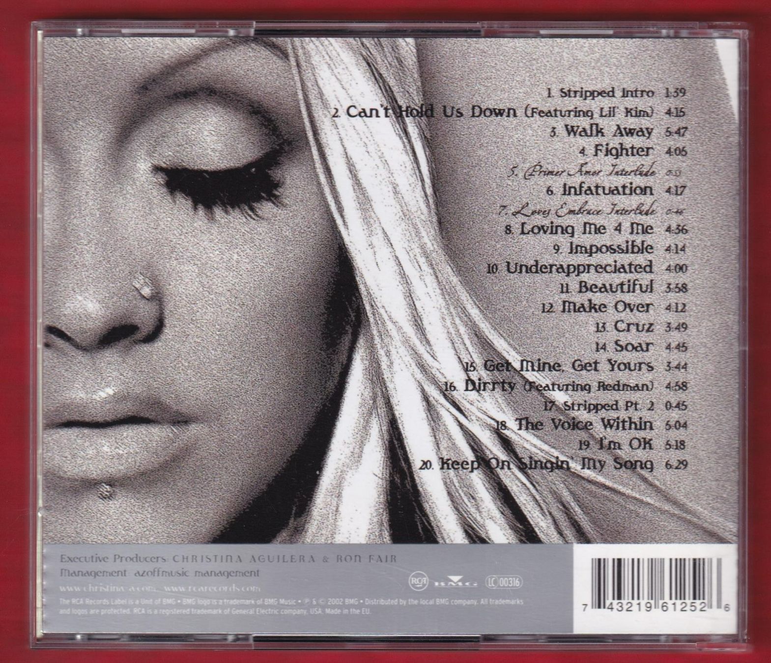CD: Christina Aguilera - Stripped (CD) – Usato da Zürich venduto da Pfluftl2000 1