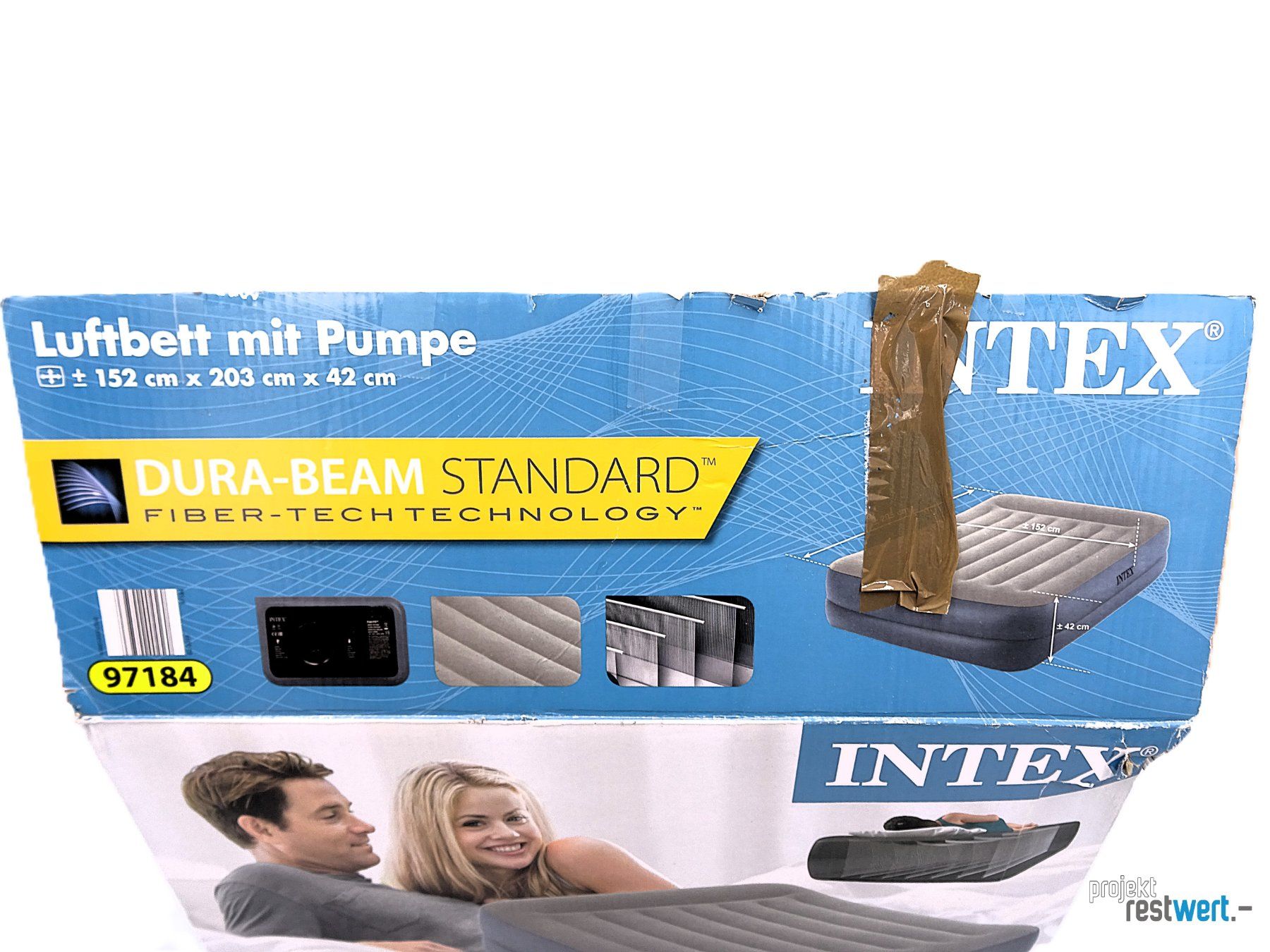 Betten: Luftbett mit Pumpe von INTEX – Neu (gemäss Beschreibung) aus Bülach von restwert_buelach 4