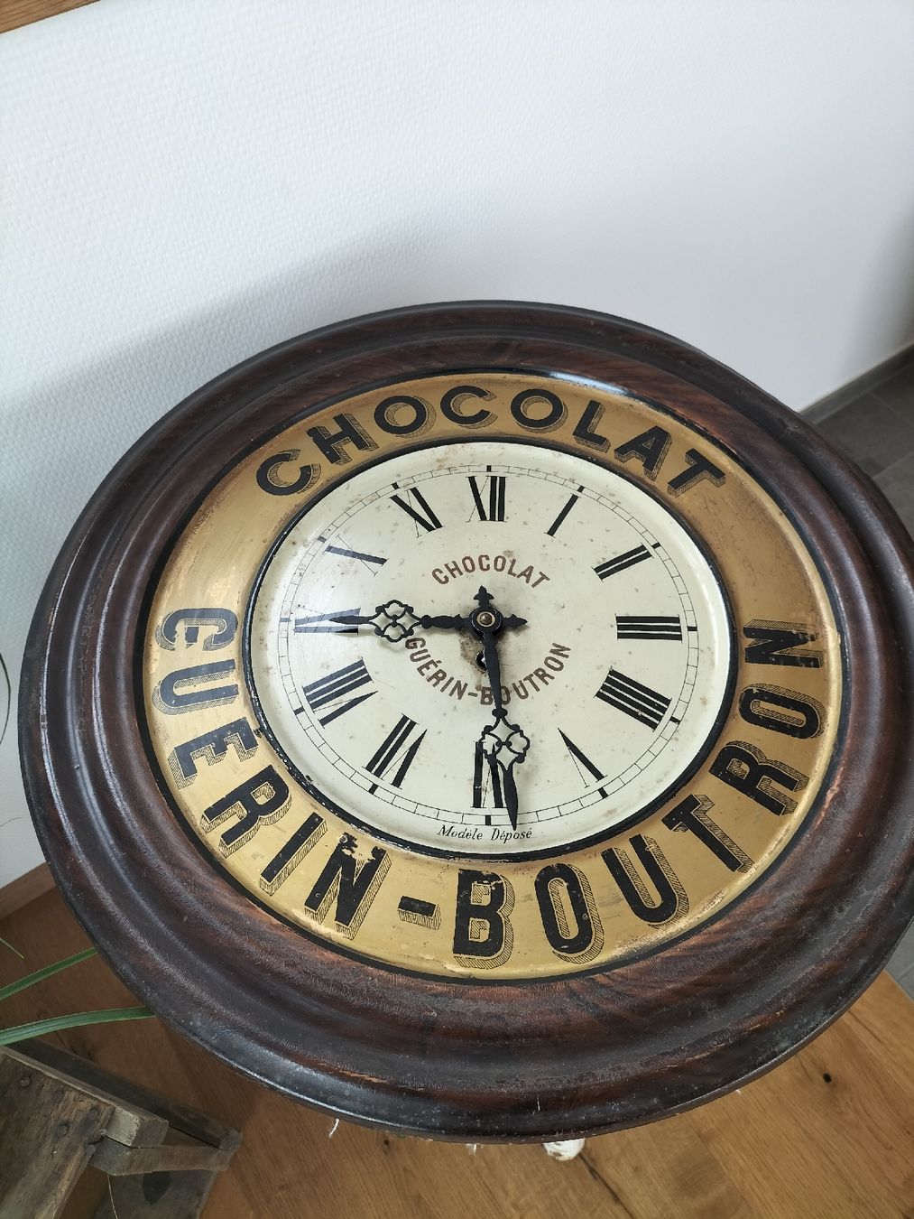 Uhren: Antike Wanduhr "Chocolat Guerin-Boutron" – Gebraucht aus Müselbach von pat_9c9w 4
