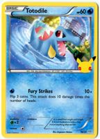 Totodile McDonald's Pokémon Promo 18/25
