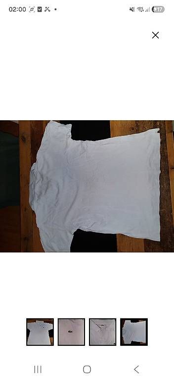 Magliette Polo: Lacoste Poloshirt weiss – Usato da Enggistein venduto da sar_b8hz