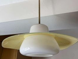 Deckenleuchte mid century Retro Glas guter Zustand