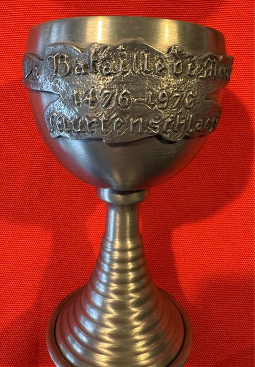 Tutte le decorazioni: 3 Zinnbecher Schlacht von Murten 1476-1976 – Nuovo (secondo la descrizione) da Rüti ZH venduto da a.zweifel