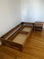 Massivholz-Bett 90x200cm