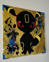 Umbreon/Nachtara Pokemon Original  Abstract Art