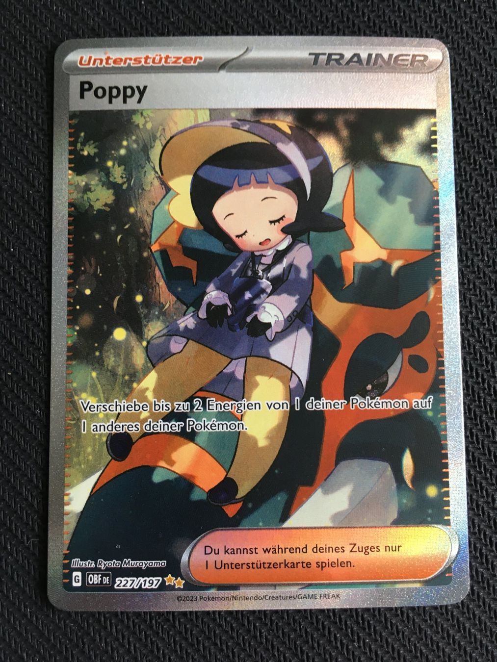 Pokémon Carte collezionabili: Poppy - OBF 227 - Obsidianflammen -DE- – Nuovo (secondo la descrizione) da St.Gallen venduto da Punktchen01