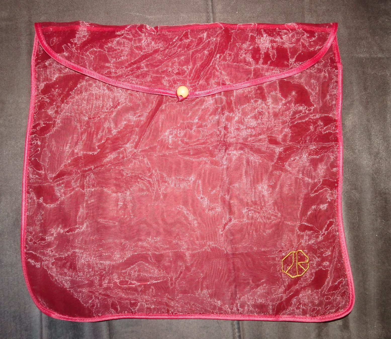 Borse: Pochette rouge en tissu fin – Usato da Châtelaine venduto da fil_7lqg