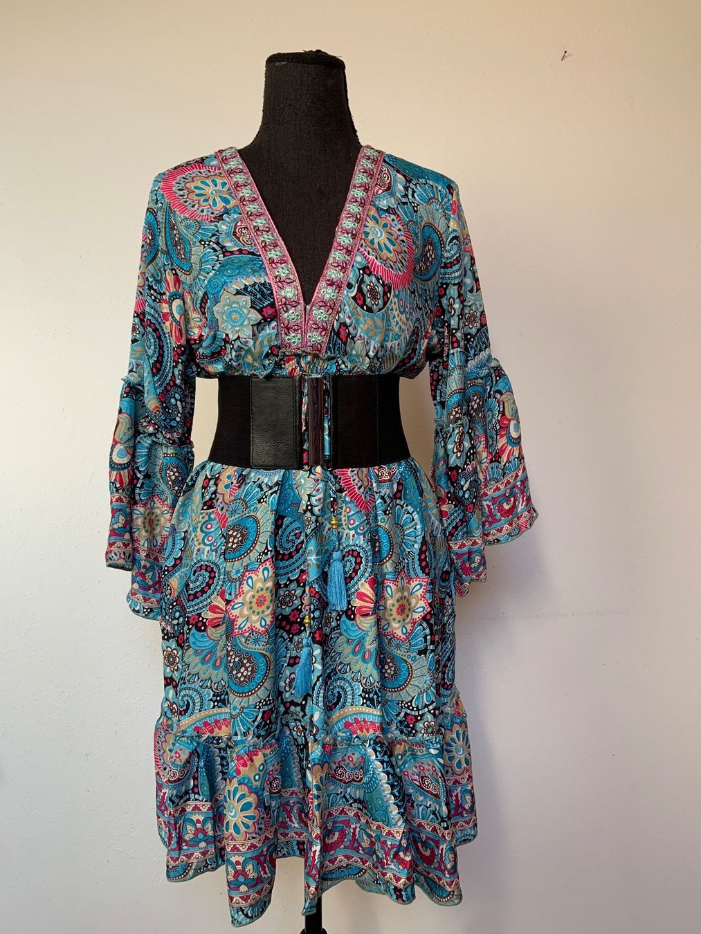 Vestiti: Boho Minikleid aus Seide – Nuovo (secondo la descrizione) da Sigriswil venduto da ck56 1