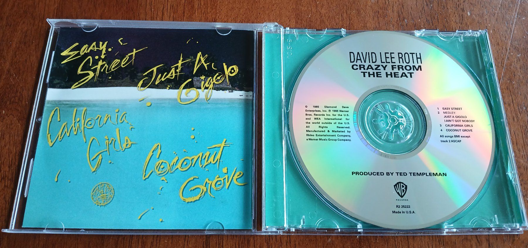 CD: David Lee Roth - Crazy From the Heat – Usato da Bottens venduto da Davvil 1