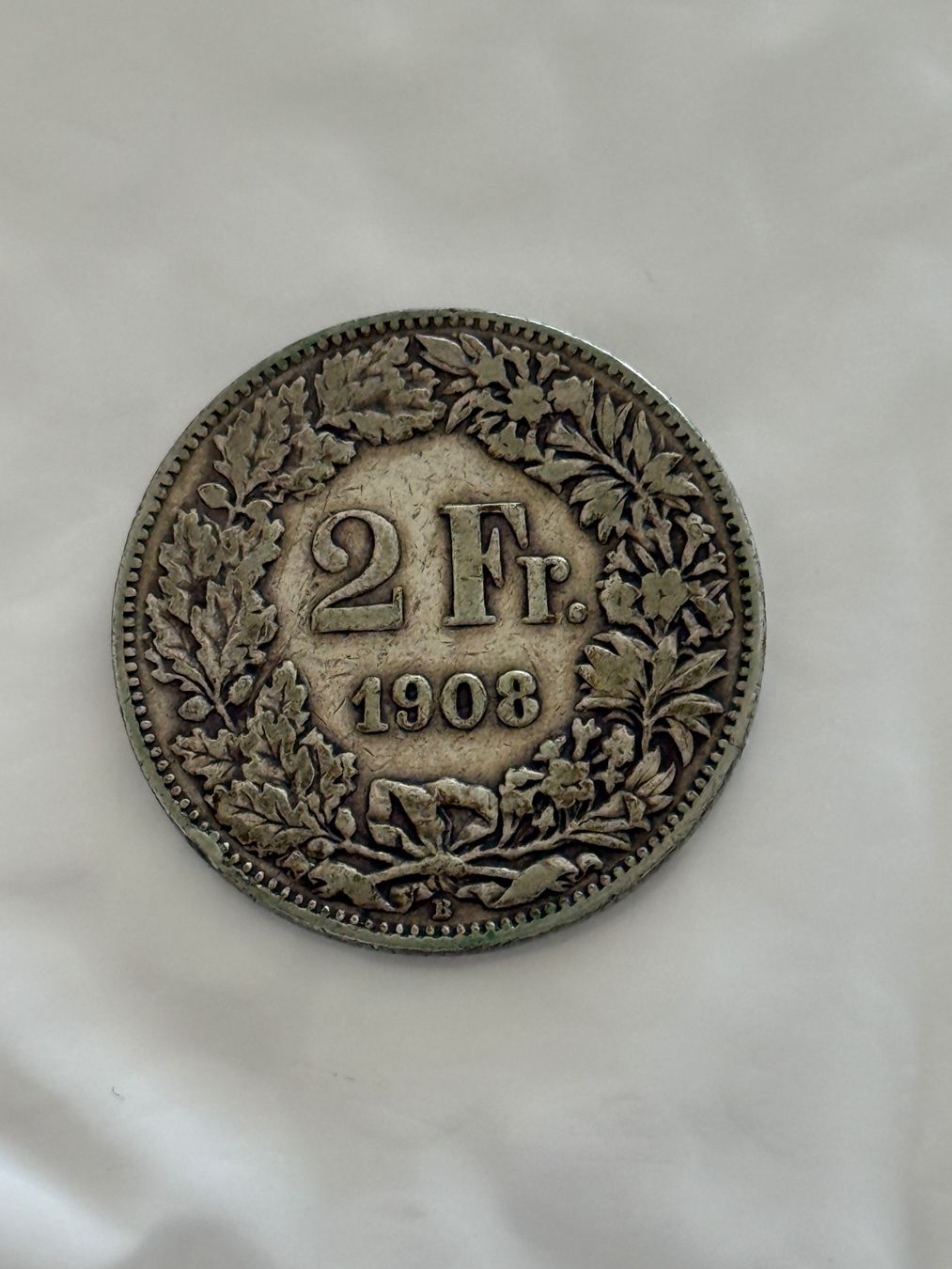 Tutti le monete: 2 Franken 1908  Silber, Rar – Usato da Wallisellen venduto da SWISS_SILVER1