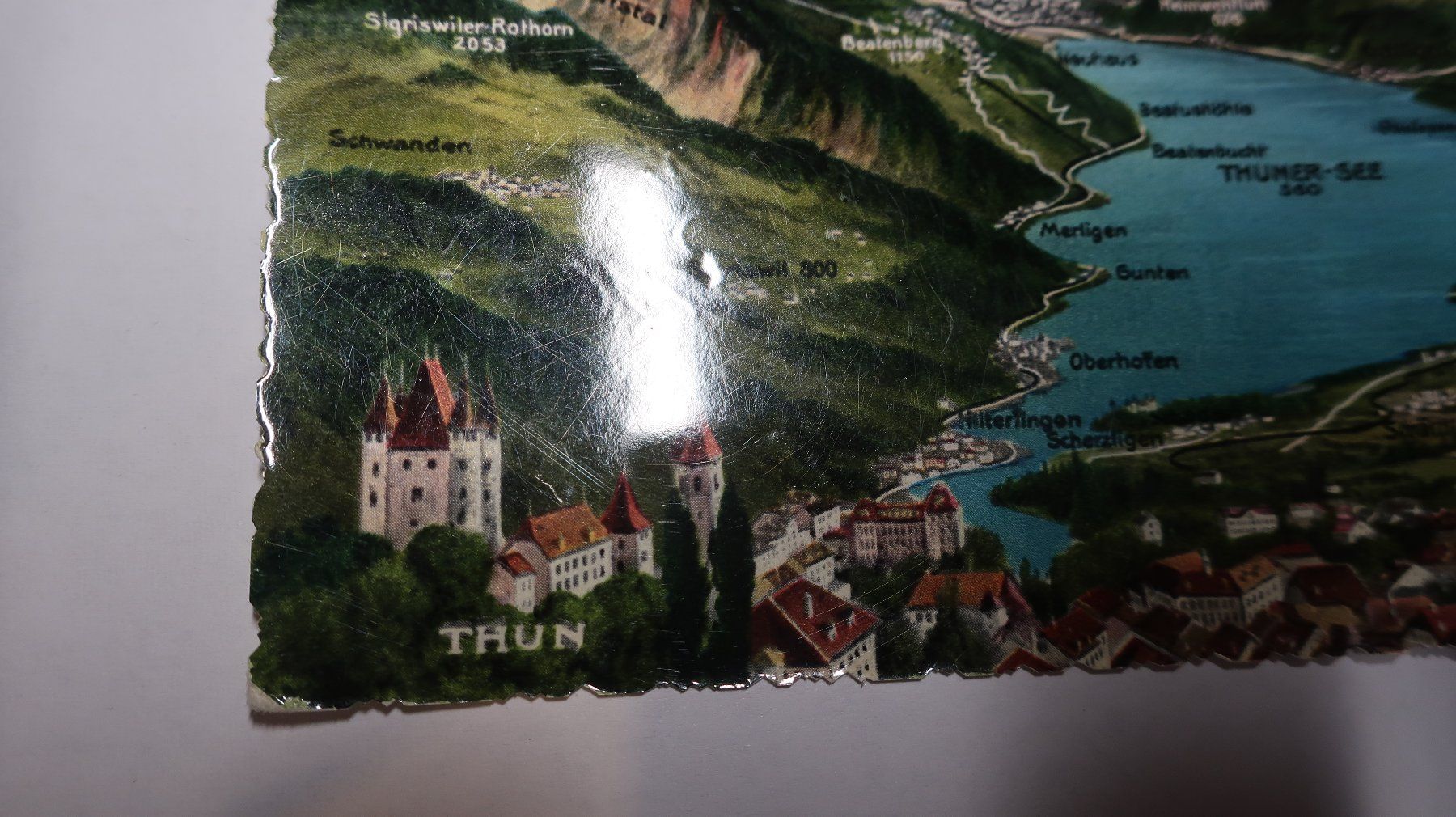 Ansichtskarten: Thun Panorama  1959 – Gebraucht aus Cormoret von Pascalll2001 3