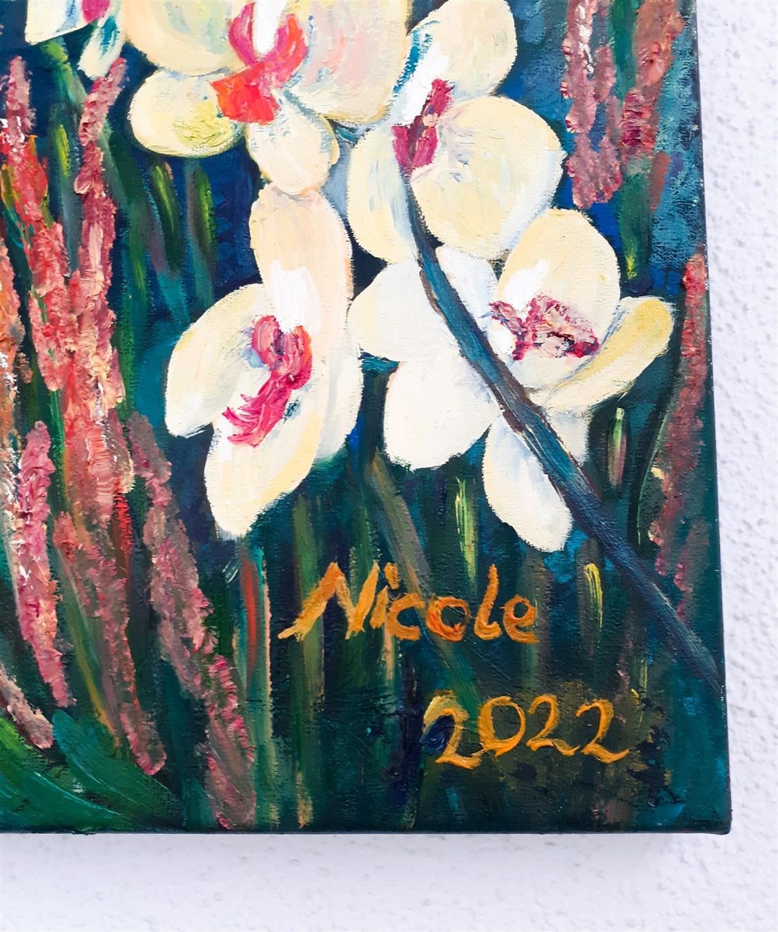 Dipinti: Der Wasserfall, Öl auf Leinwand – Nuovo e nell'imballaggio originale da Meggen venduto da Nica_Arts 1