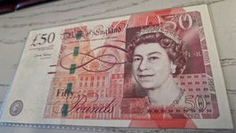 50 Pfund Sterling Banknote, Bank of England, 