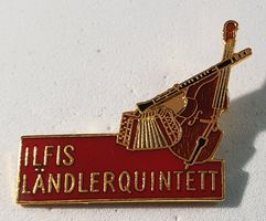 AA734 - Pin Musik ILFIS Ländlerquintett Handorgel Bassgeige