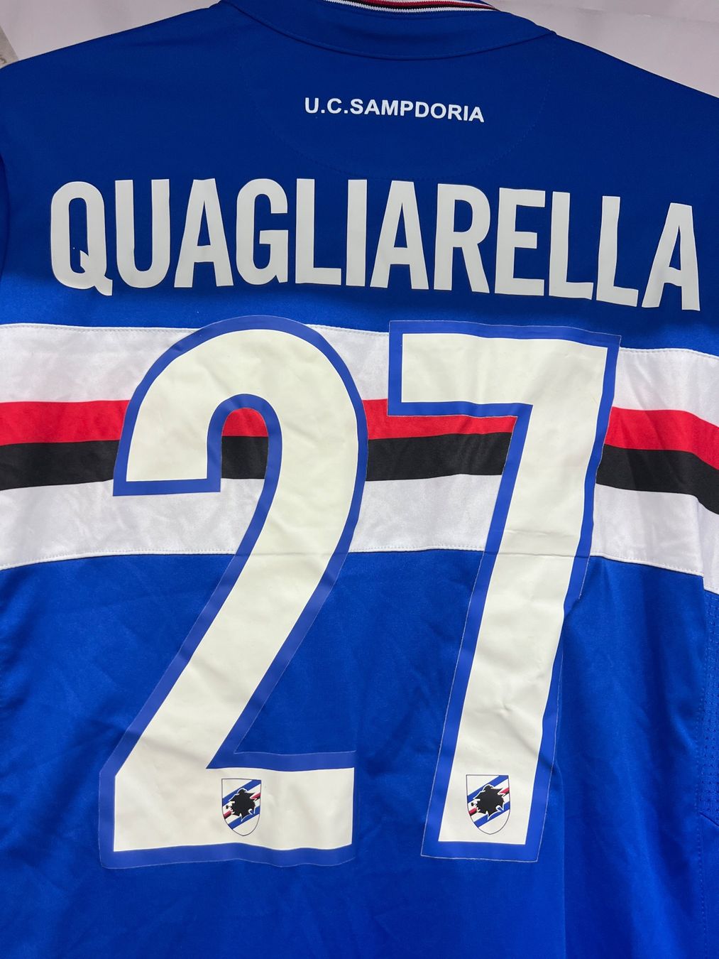 Canottiere & Pantaloni: Sampdoria Trikot Quagliarella 2015-2016 – Usato da Cully venduto da DealerPrice 3