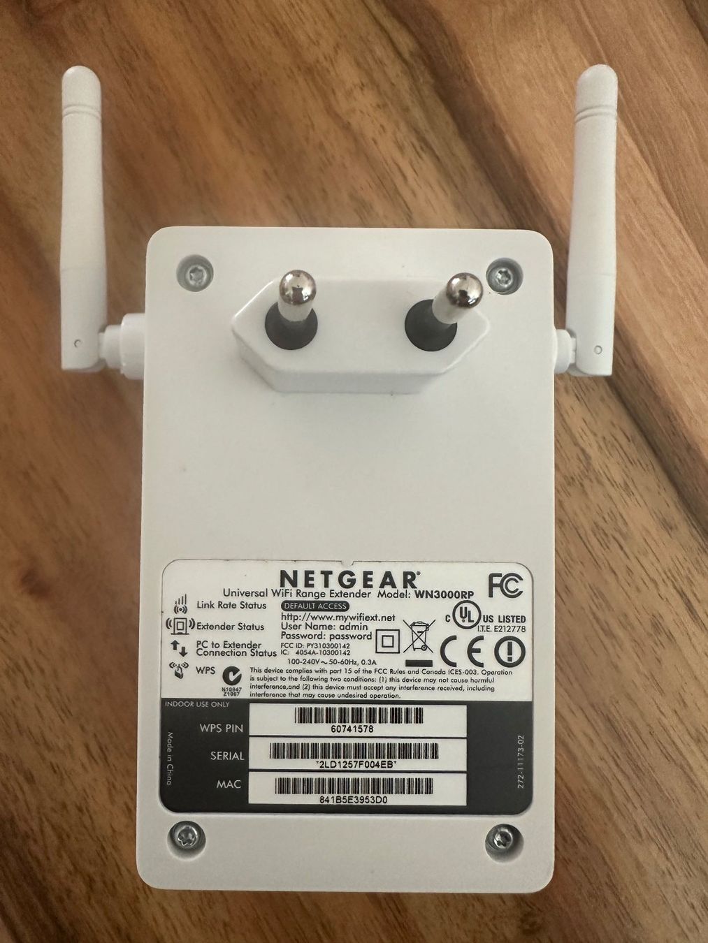 Netgear Wlan: Netgear WiFi Range Extender WN3000RP – Gebraucht aus Stallikon von Rsiri 1