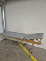 Massageliege klappbar, höhenverstellbarer Kopfteil & transpo