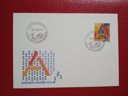 Sonderbrief Guinness Record 1996 Stempel Sörenberg