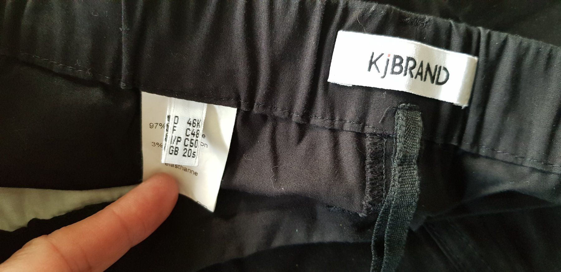 Hosen: schwarze Hose KjBRAND Gr. 46 – Gebraucht aus WALTERSWIL SO von thb_ybm8 7