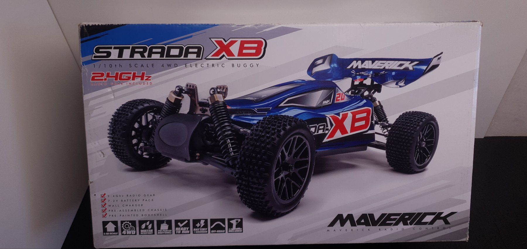 HPI Modellismo RC: HPI- Strada XB  -Rot  in Originalen Verpackung – Usato da Aesch BL venduto da SPORT-RC-Model2020