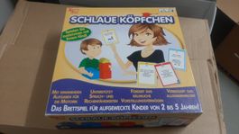 K..142) BRETTSPIEL "SCHLAUE KÖPFCHEN"