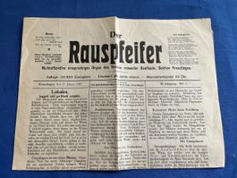 Der Rauspfeifer -Zeitung 1925 Verband reisender Kaufleute