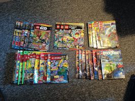 32 Lego Magazine ohne Poster, Lego und Karten