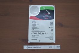 Disk SATA 12Tb Seagate IronWolf Pro NAS - 48885 Stunden